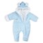 Zimní kojenecký overal Nicol Kids Winter modrý - velikost 62 (3-6m)