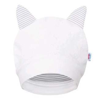 Luxusní dětská zimní čepička s oušky New Baby Snowy collection - velikost 62 (3-6m)