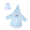 Zimní kojenecký kabátek s čepičkou Nicol Kids Winter modrý - velikost 68 (4-6m)
