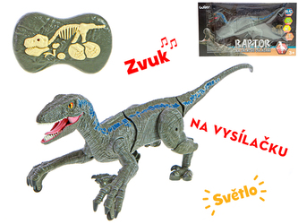 Raptor RC na dálkové ovládání šedý 45 cm
