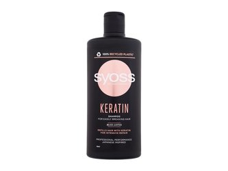 Syoss Šampon pro snadno se lámající vlasy Keratin (Shampoo) Objem 440 ml woman