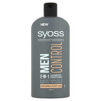 Syoss Šampon a kondicionér pro muže 2 v 1 pro normální až suché vlasy Control (Shampoo + Conditioner) Objem 440 ml man