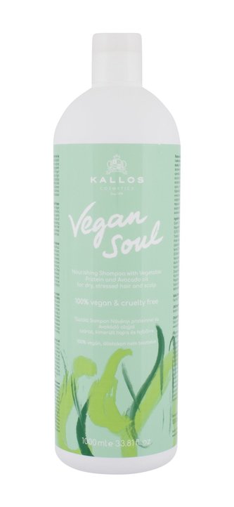 Kallos Cosmetics Vegan Soul Šampon Nourishing 1000 ml pro ženy