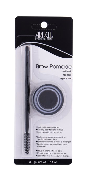 Ardell Brow Pomade Gel a pomáda na obočí Créme Pot 3,2 g Soft Black pro ženy