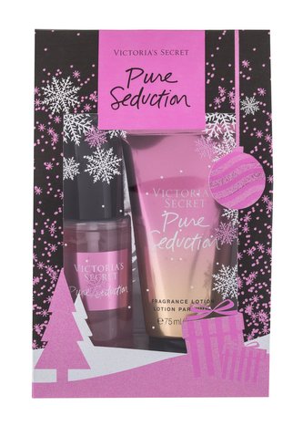 Victoria´s Secret Pure Seduction vyživující tělový spray 75 ml + tělové mléko 75 ml
