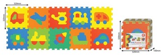 Pěnové puzzle Doprava 10 ks