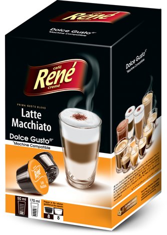 René Latte Macchiato kapsle pro Dolce Gusto 16ks