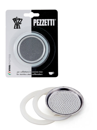 Sada těsnění Pezzetti pro nerezové moka konvice na 4 šálky