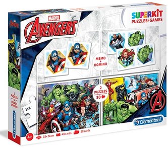 Clementoni Puzzle Superkit Avengers 4 v 1