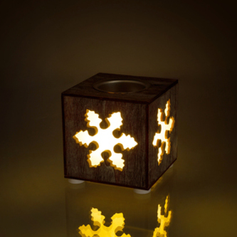 Podstavec na svíčku RETLUX RXL 354 vločka