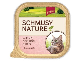 Past.SCHMUSY Nature hovezi+drubez 100g