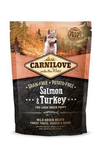 Carnilove Salmon & Turkey for LB Puppy 1,5kg - losos a krocan