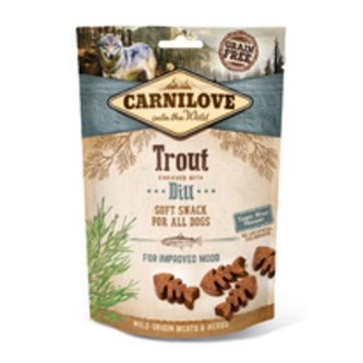 Carnilove Dog Semi Moist Snack Trout with Dill 200g Carnilove Dog Semi Moist Snack Trout with Dill 200g