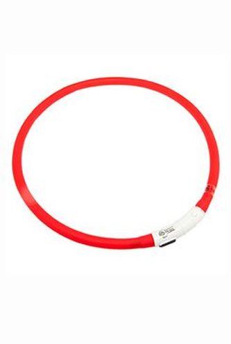 KARLIE svit.LED obojek pro psy 70cm cerveny