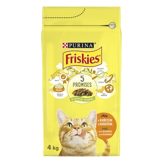 Friskies K kure+zelenina 4kg