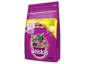 WHISKAS Junior s kurecim masem 300g