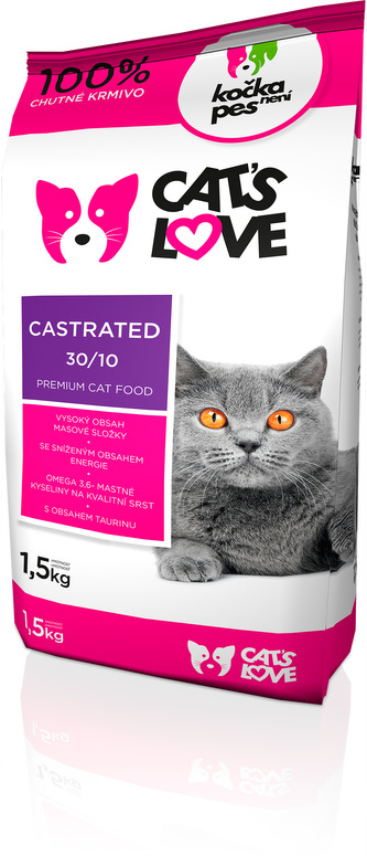 Cats love Castrated 1,5kg