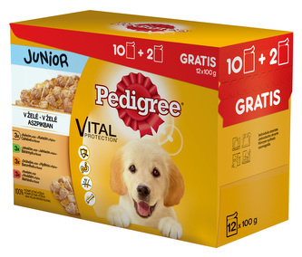 Kap.PEDIGREE Junior v zele 12x100g