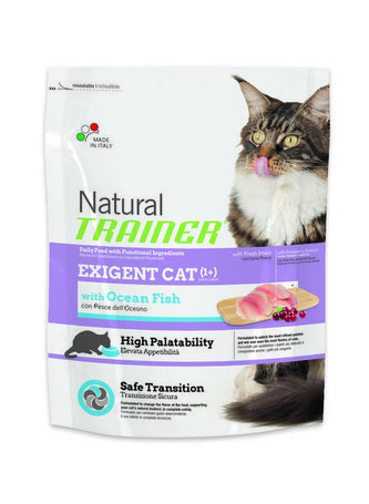 TRAINER Natural Cat Exigent morska ryba 300g