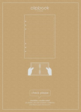 Filofax náplň nezapomeň / seznam úkolů