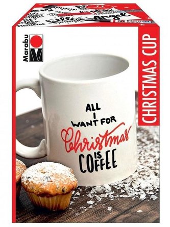 Marabu sada - hrnek + popisovače na porcelán Marabu sada - hrnek + popisovače na porcelán