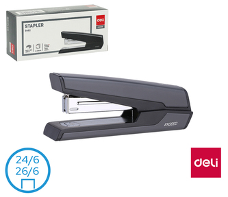 Sešívačka celokovová DELI E0462 černá