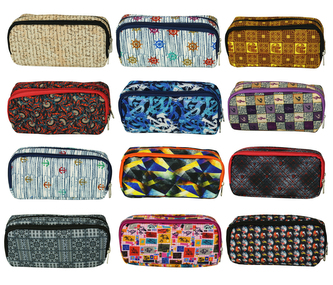 Pouzdro dvojité Ornament, mix