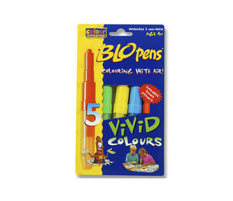 Foukací fixy CENTROPEN 1500/ 5 sada VIVID