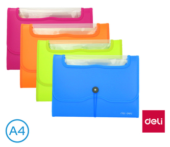 Desky na spisy A4  7 přihrádek DELI E38127