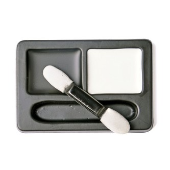 make-up černo-bílý