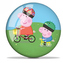 Míč Prasátko Peppa. 23 cm