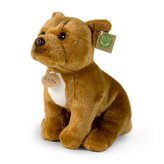 Plyšový pes stafordšírský bulteriér sedící, 30 cm, ECO-FRIENDLY