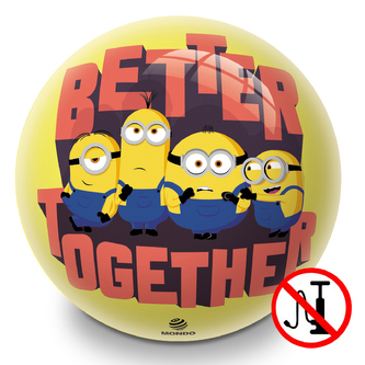 Míč vyfouknutý Mimoňové / Mimoni, 23 cm