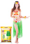 Sukně Hawaii zelená pro dospělé, 72 cm