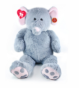 velký plyšový slon Bimbo s visačkou, 100 cm