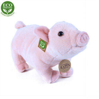 Plyšové prase stojící, 26 cm, ECO-FRIENDLY