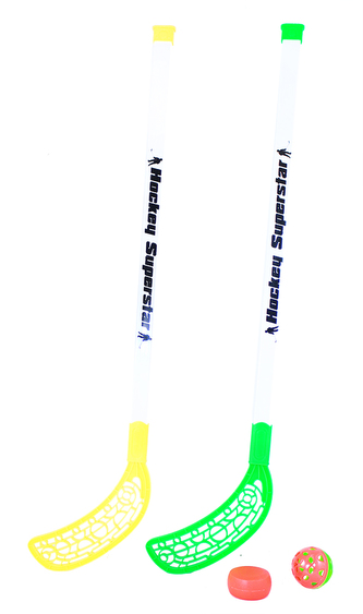hokejky florbalové s míčkem a pukem 80 cm hokejky florbalové s míčkem a pukem 80 cm