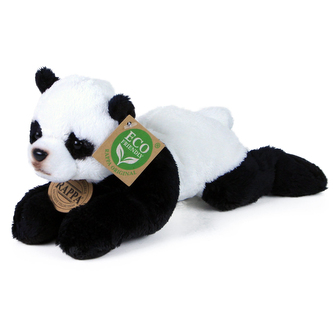 plyšová panda ležící, 18 cm, ECO-FRIENDLY