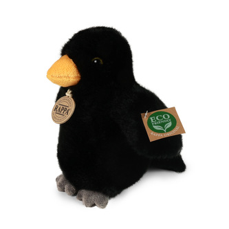 Plyšový pták kos stojící, 20 cm, ECO-FRIENDLY