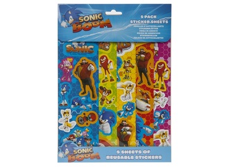 Samolepky Ježek Sonic 5 listů/archů