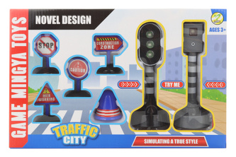 Sada značek a semaforů