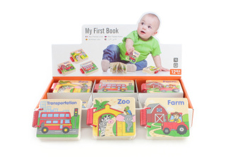 Dřevěná knížka pro nejmenší