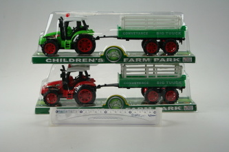 Traktor s přívěsem