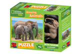3D Puzzle Slon 100 dílků figurka