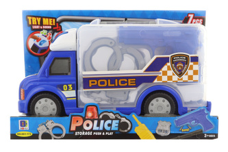 Policejní sada v autě na baterie