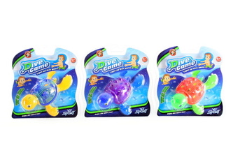 Želva na potápění se světlem