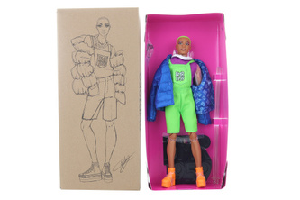 BRB BMR1959 KEN SE ZELENÝMI VLASY MÓDNÍ DELUXE