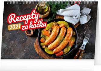 Stolní kalendář Recepty za kačku 2021