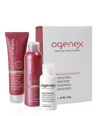 Inebrya Ogenex Pro-Color Intro kit Ogenex 70ml + Color Perfect Sh. 125 ml + Color Perfect Cream 100 ml