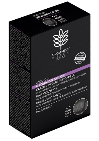 ORGANICS PHARM Organics Color Hair Color Oil 122ml - 1/0 Black